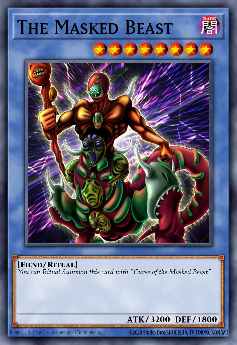 The Masked Beast Duelist League Series 2 participation cards card