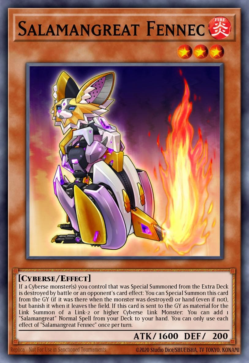 Salamangreat Fennec 2020 Tin of Lost Memories Mega Pack card