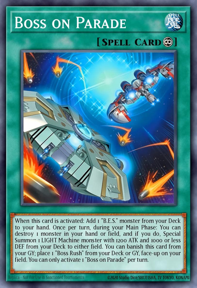 Boss on Parade Burst Protocol card