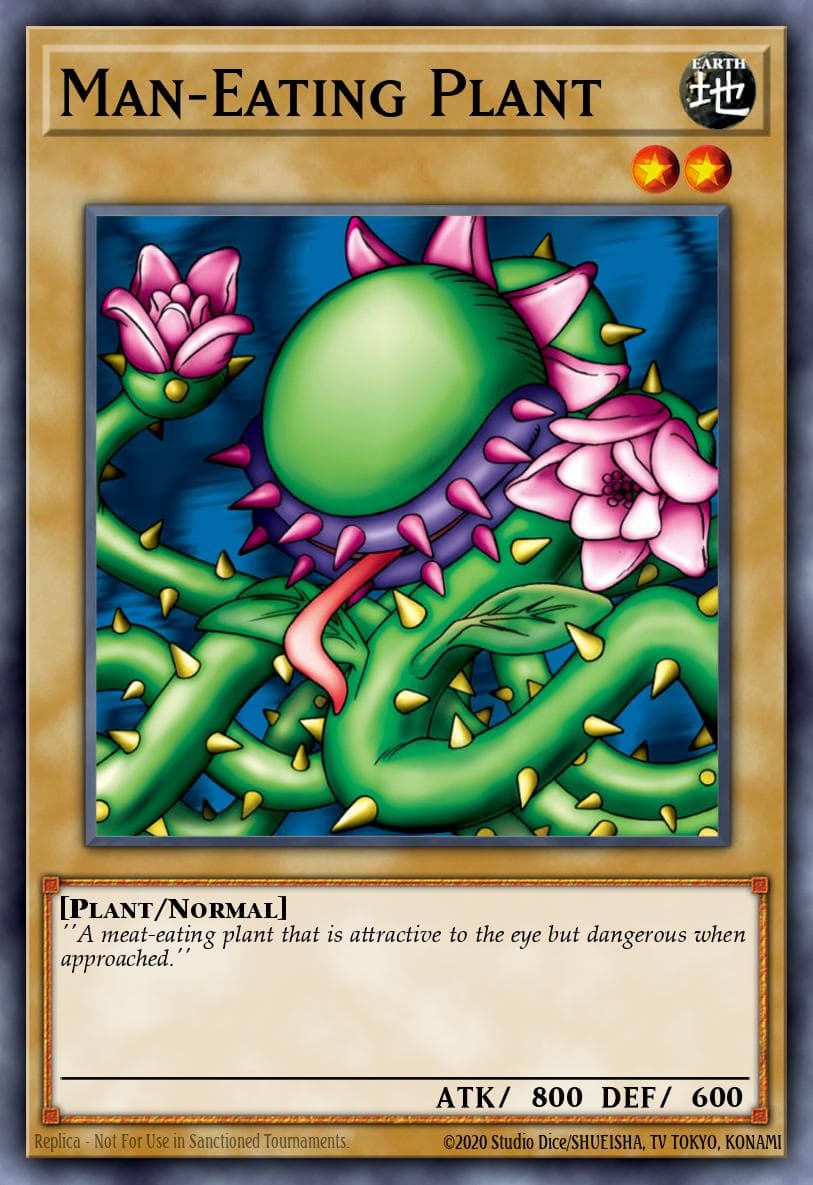 Man-Eating Plant 遊戲王 card