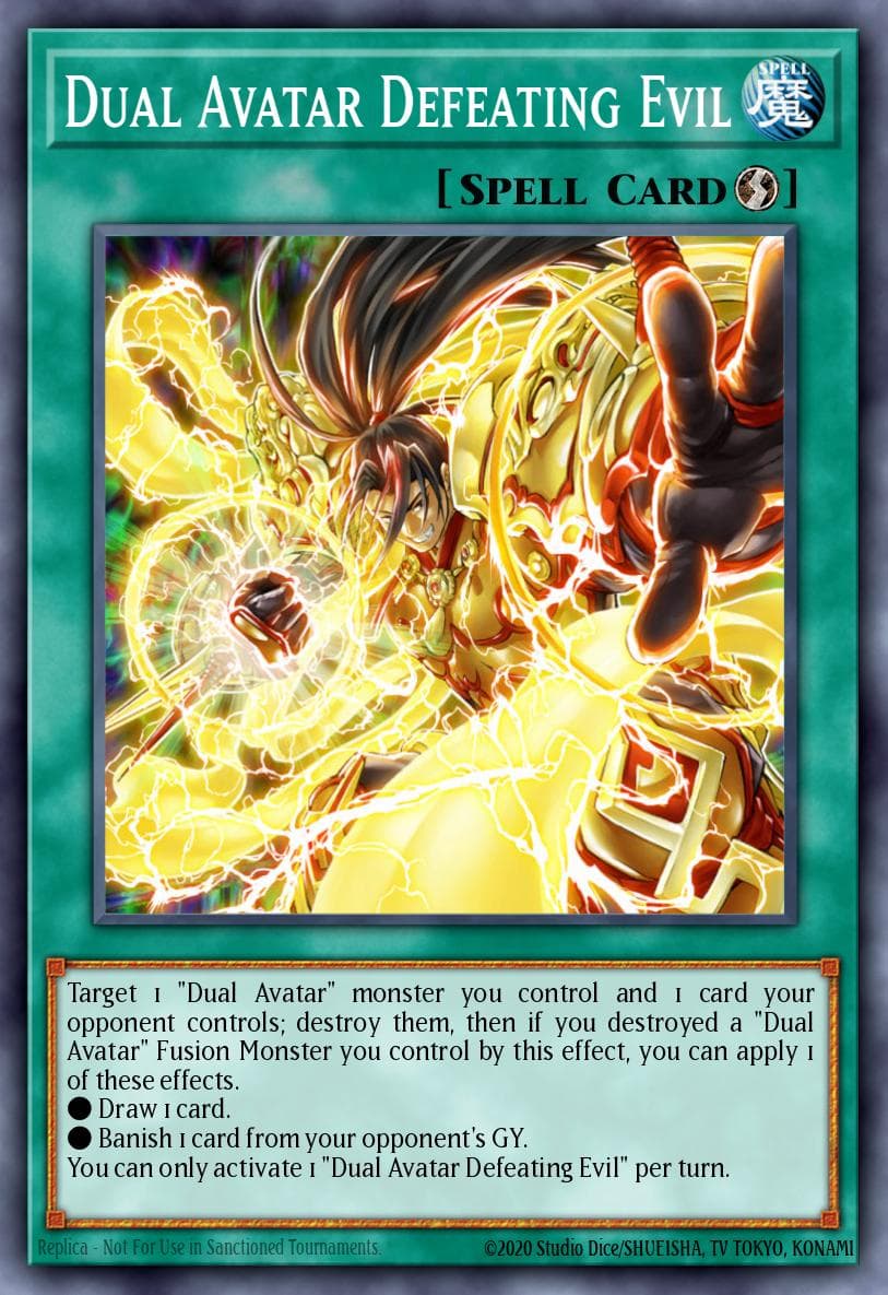 Dual Avatar Defeating Evil Phantom Rage Premiere! promotional card card