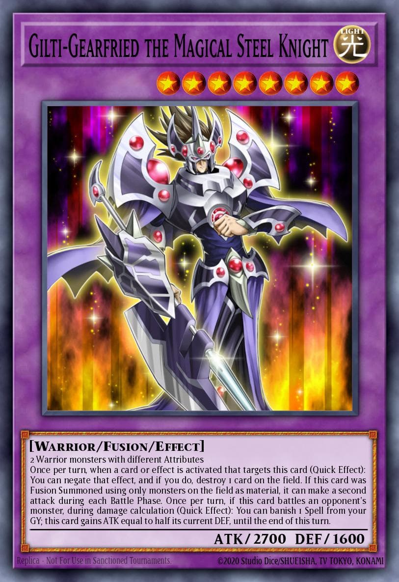 Gilti-Gearfried the Magical Steel Knight 25th Anniversary Tin: Dueling Mirrors card