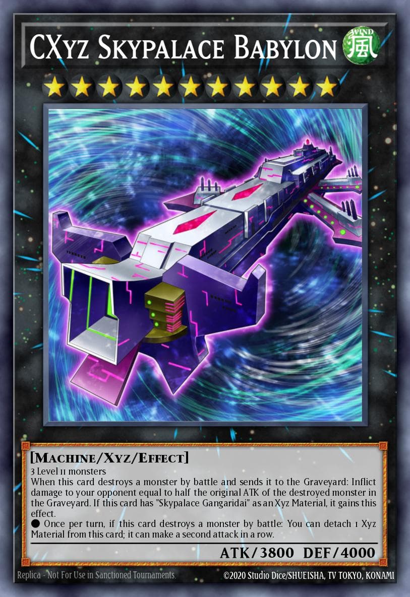 CXyz Skypalace Babylon Number Hunters card