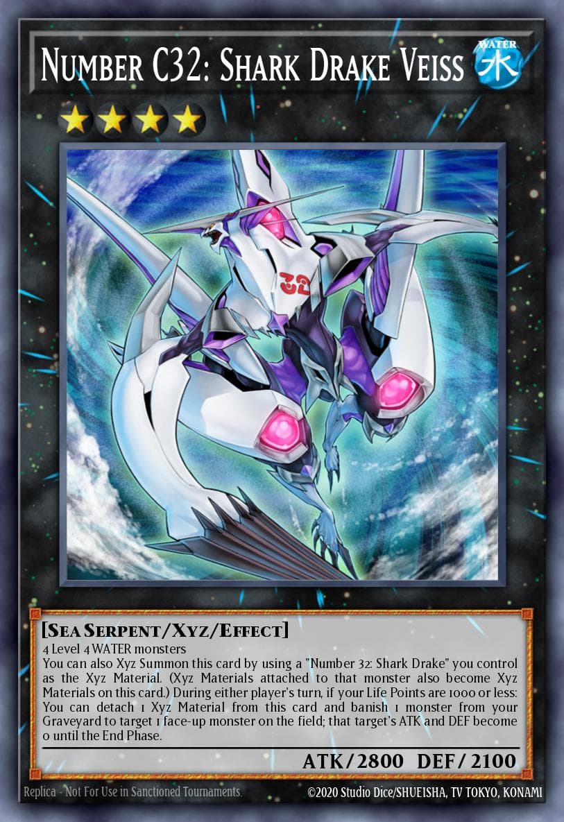 Number C32: Shark Drake Veiss 25th Anniversary Tin: Dueling Heroes Mega Pack card