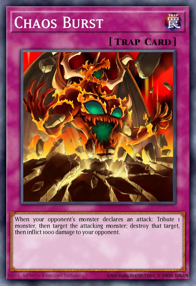 Chaos Burst Yu-Gi-Oh! GX Tag Force 2 promotional cards card