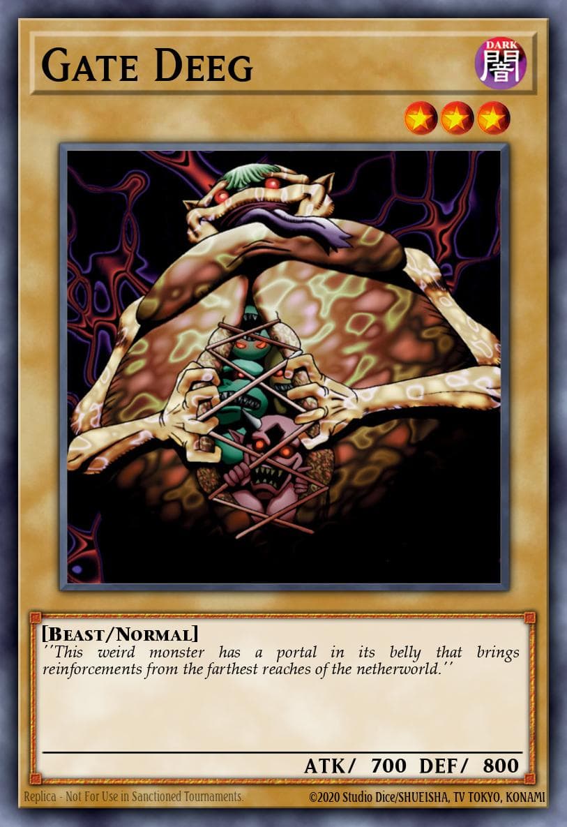 Gate Deeg 遊戲王 card