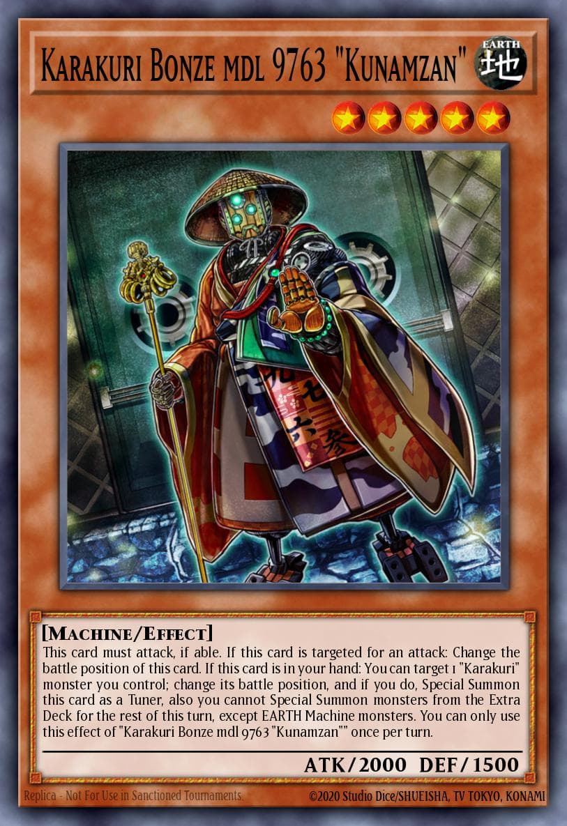 Karakuri Bonze mdl 9763 "Kunamzan" Ignition Assault Special Edition card