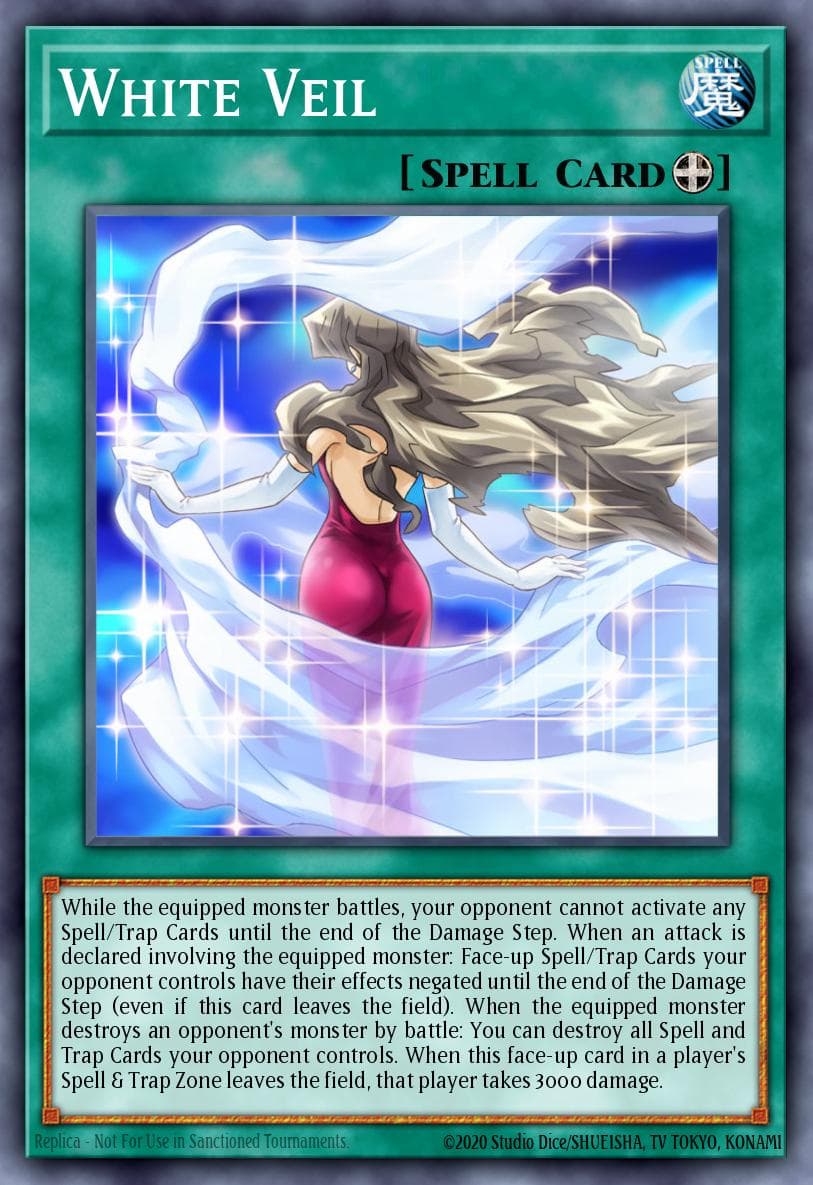 白色面纱 遊戲王 card