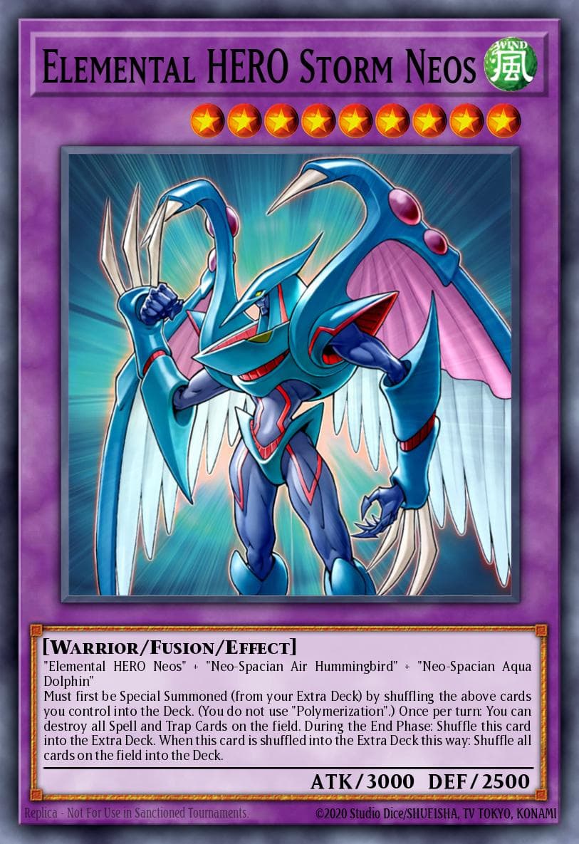 Elemental HERO Storm Neos Phantom Darkness: Special Edition card