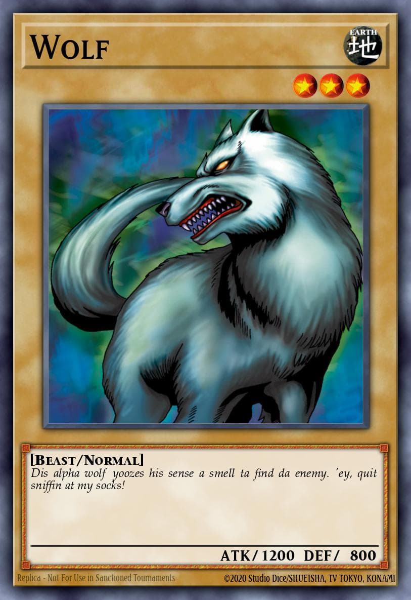Wolf 游戏王 card