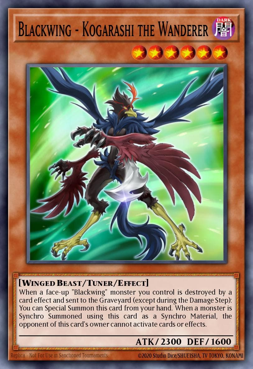 Blackwing - Kogarashi the Wanderer Extreme Victory Sneak Peek Participation Card card