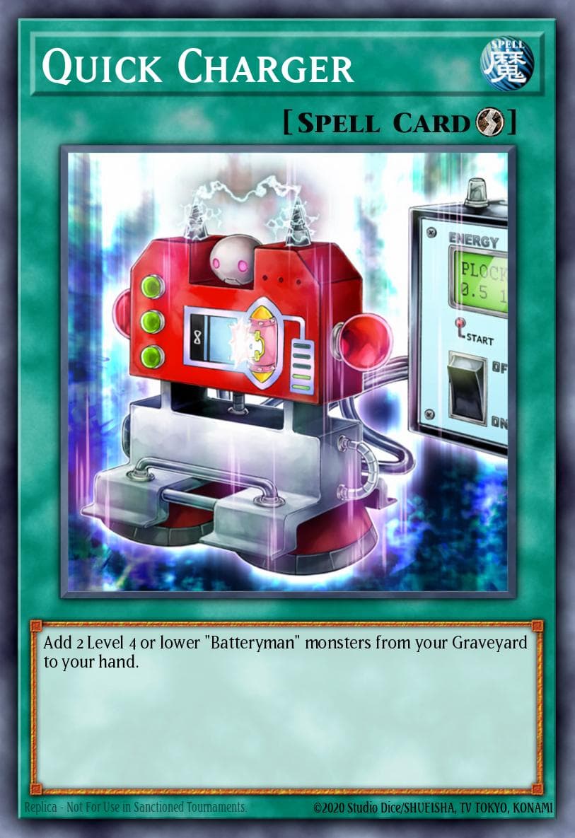Quick Charger 遊戲王 card