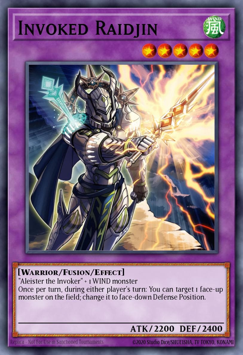 Invoked Raidjin Battles of Legend: Armageddon card