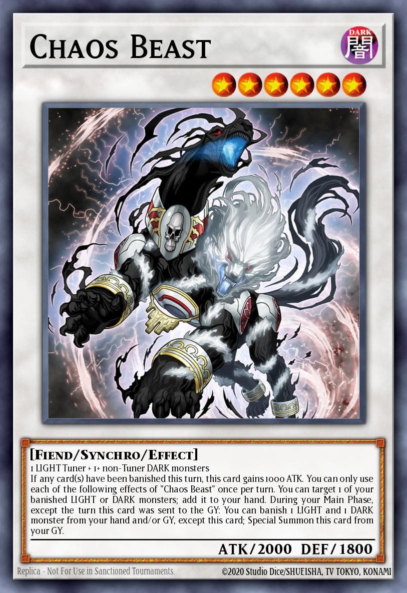 Chaos Beast 25th Anniversary Tin: Dueling Mirrors card