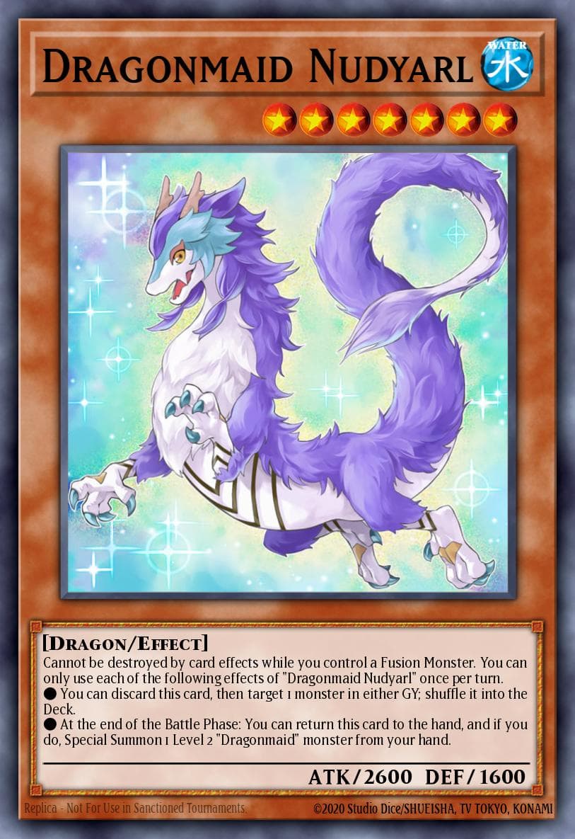 Dragonmaid Nudyarl Mystic Fighters card