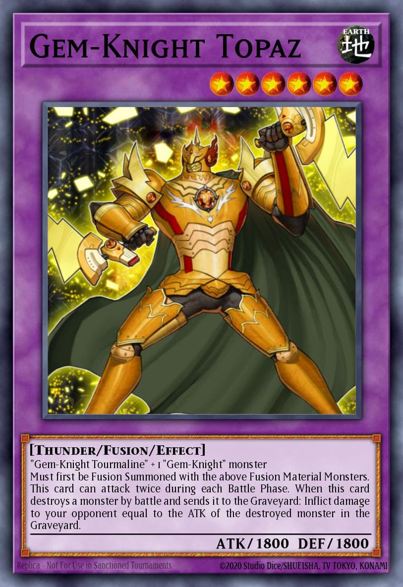 Gem-Knight Topaz Hidden Arsenal 5: Steelswarm Invasion card