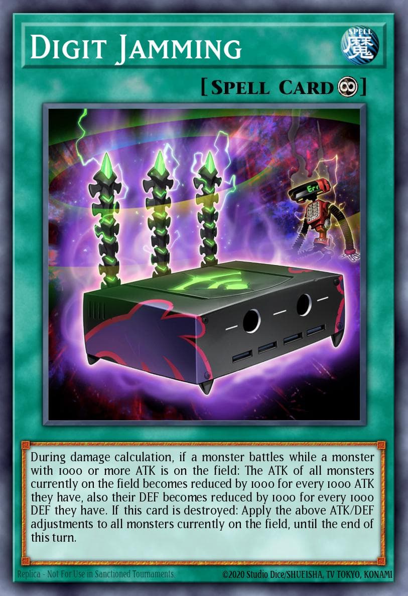 Digit Jamming Power of the Elements card