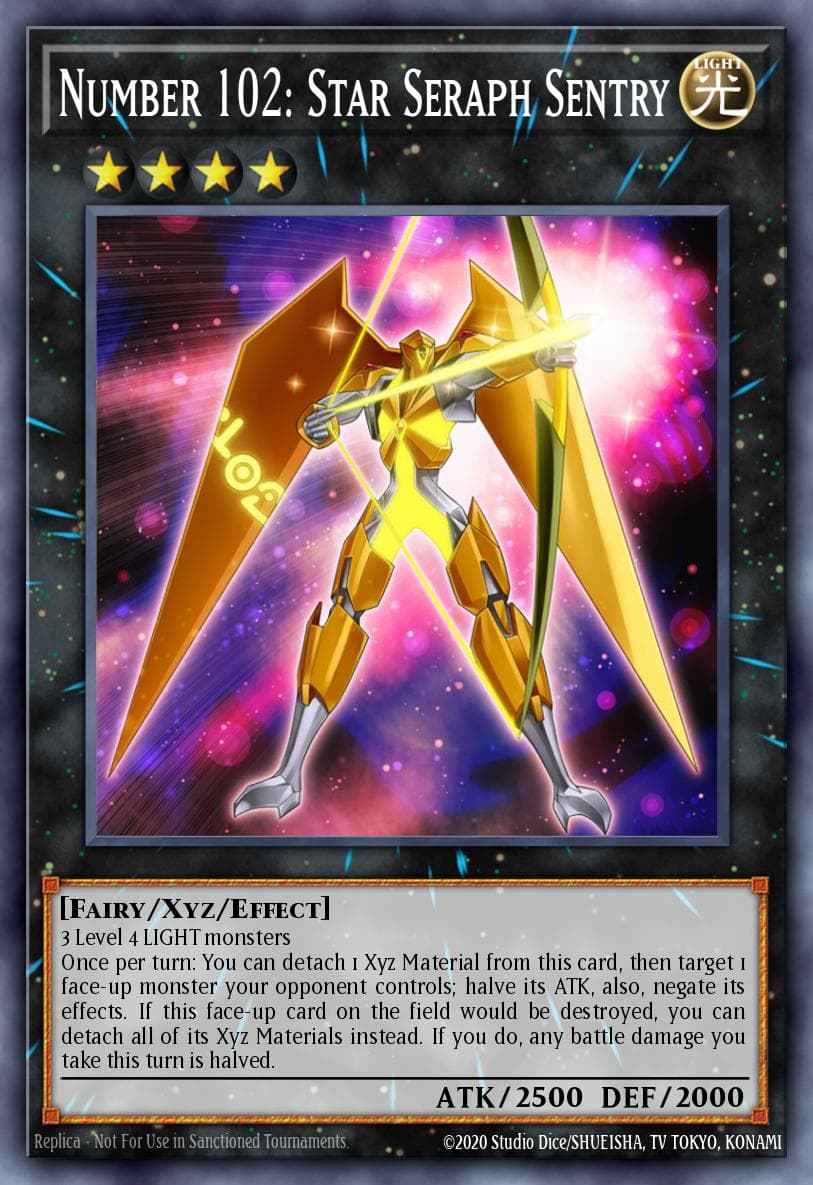 Number 102: Star Seraph Sentry Judgment of the Light: Deluxe Edition card