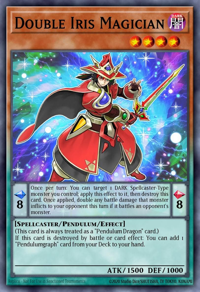 Double Iris Magician Pendulum Evolution card
