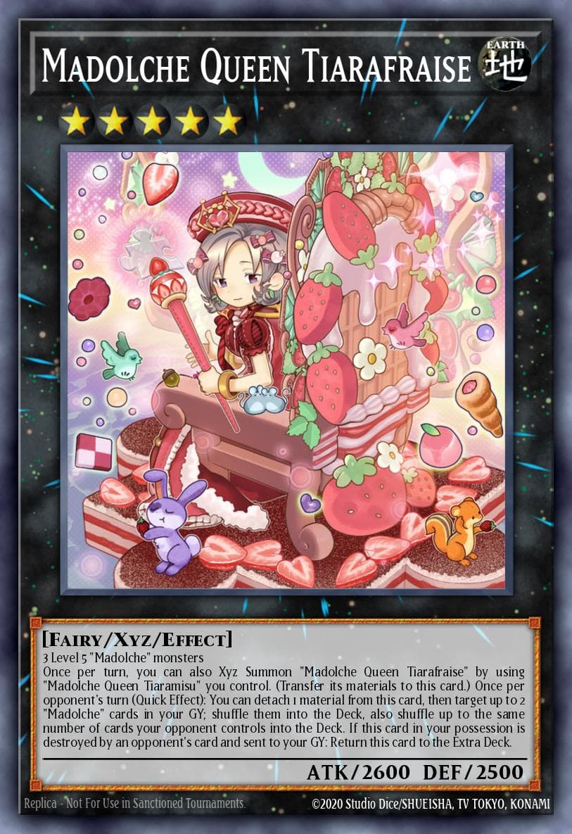 Madolche Queen Tiarafraise The Infinite Forbidden card