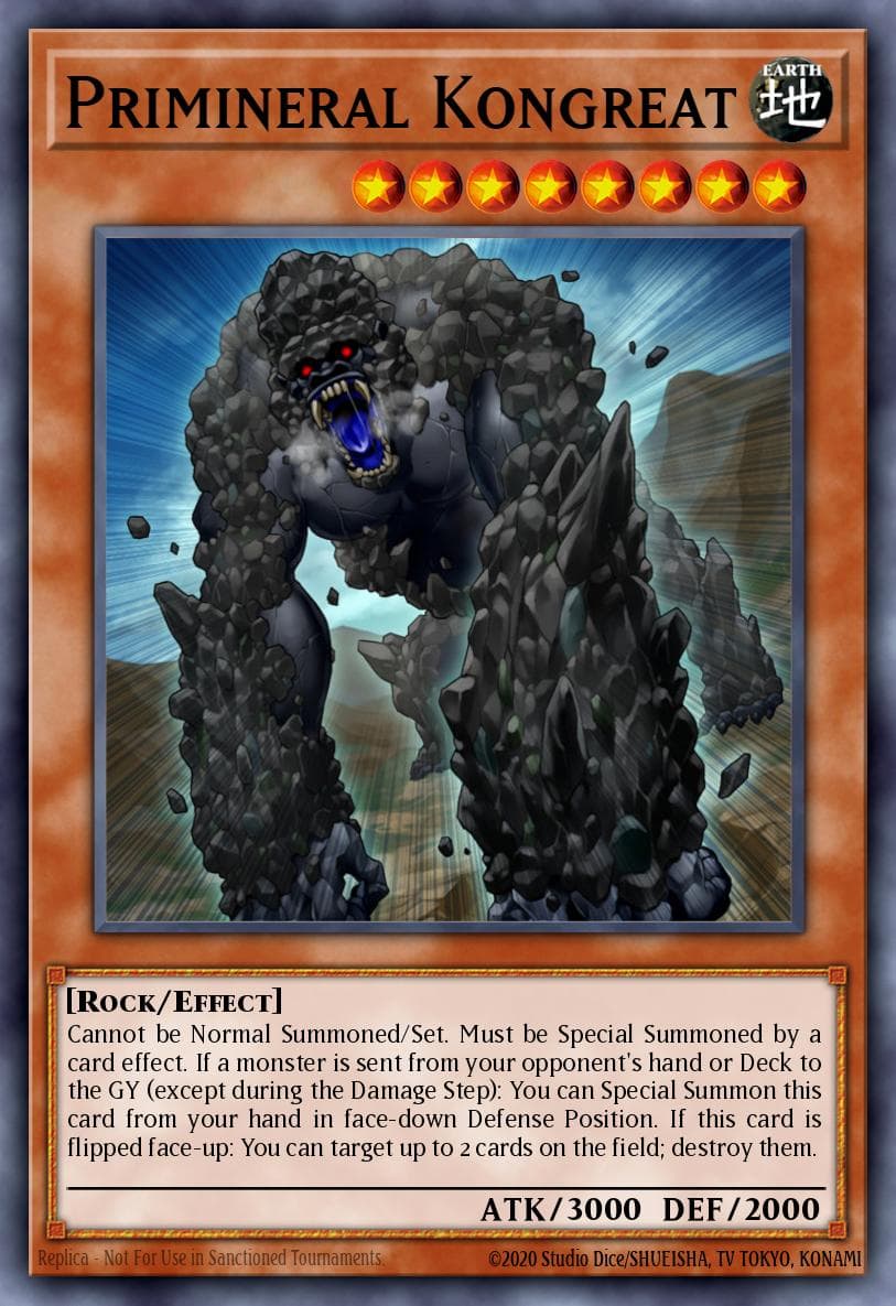 Primineral Kongreat Chaos Impact Special Edition card