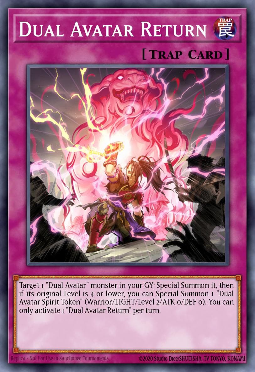 Dual Avatar Return Phantom Rage Premiere! promotional card card