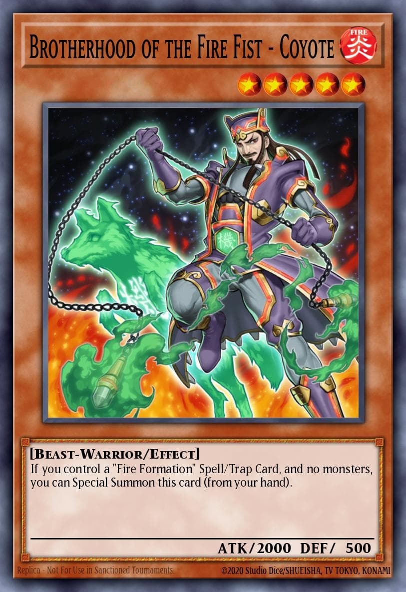 Brotherhood of the Fire Fist - Coyote 2014 Mega-Tin Mega Pack card