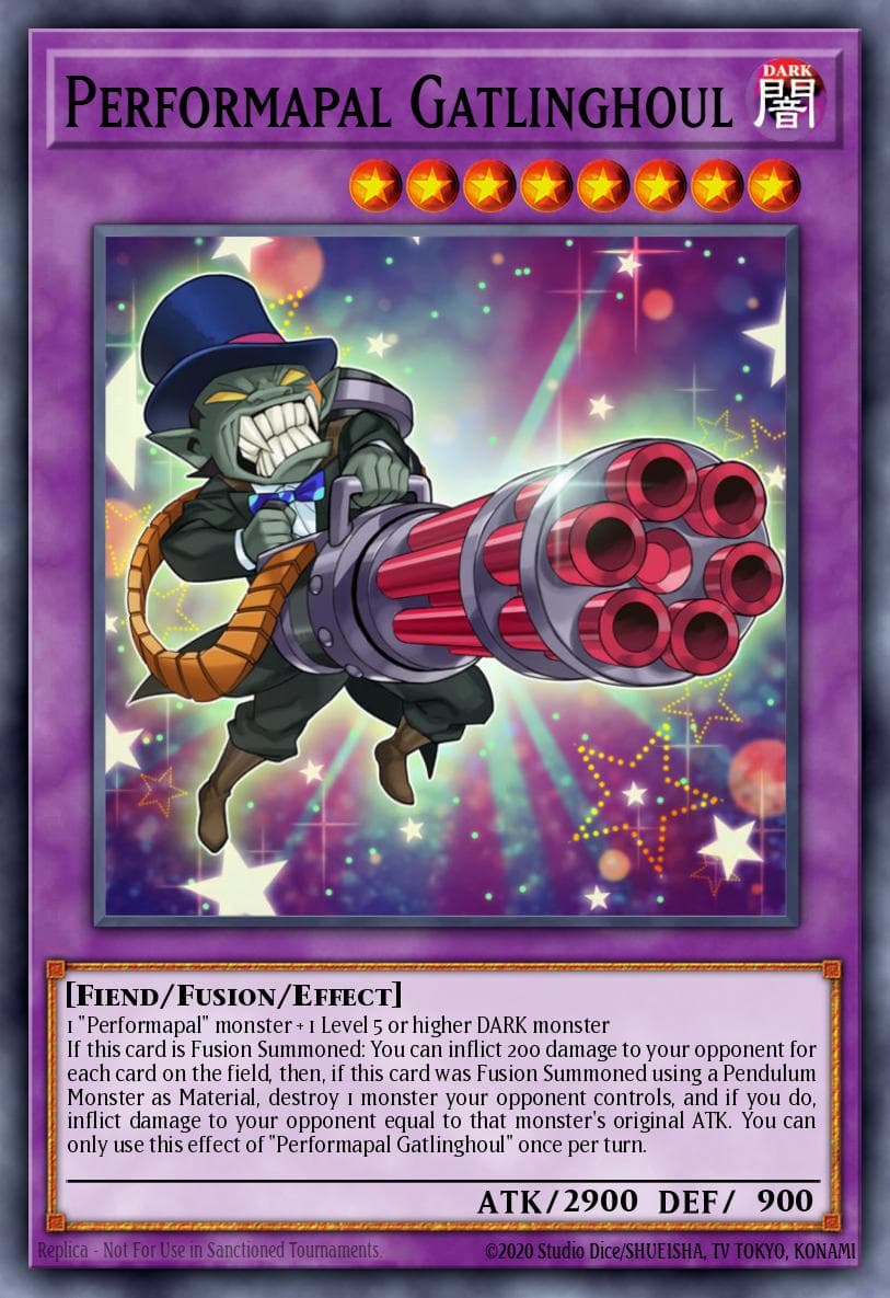 Performapal Gatlinghoul Maximum Crisis: Special Edition card