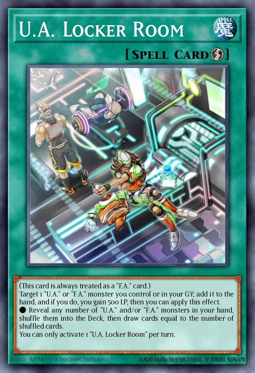 U.A. Locker Room Phantom Rage Premiere! promotional card card