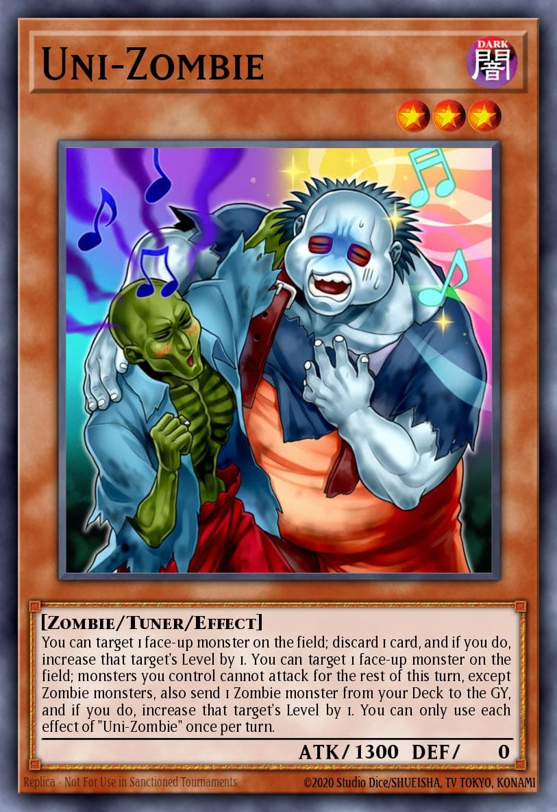 Uni-Zombie Battles of Legend: Relentless Revenge card