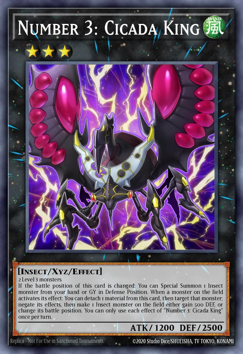 Number 3: Cicada King Battles of Legend: Armageddon card