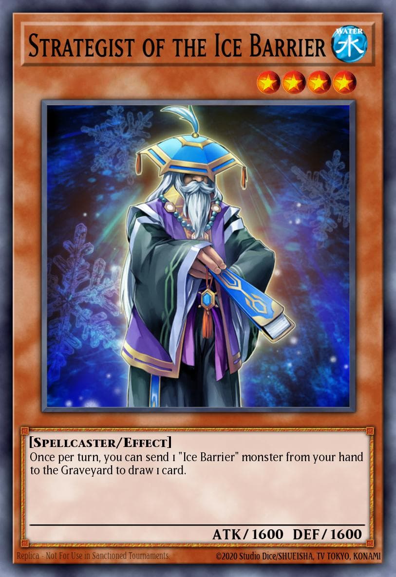 Strategist of the Ice Barrier Structure Deck: Freezing Chains card