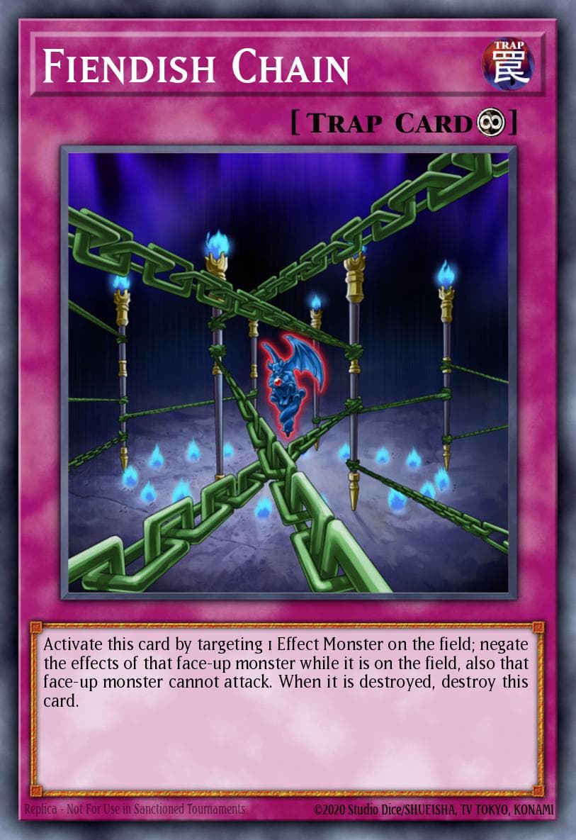 Fiendish Chain Machine Reactor Structure Deck card