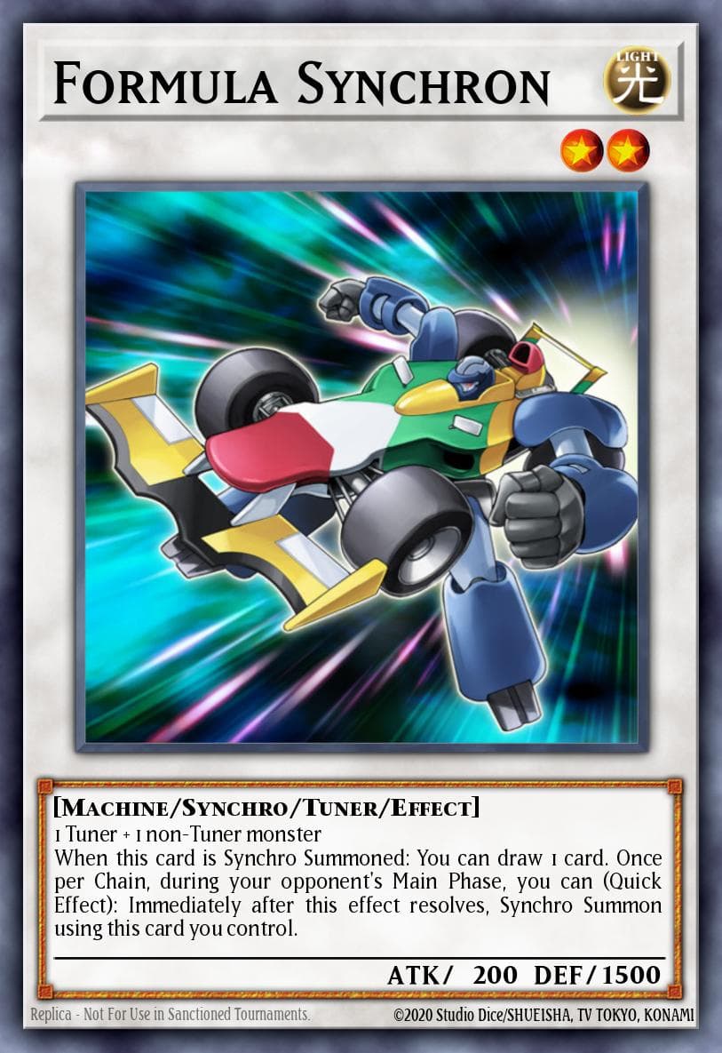 Formula Synchron Legendary 5D's Decks card