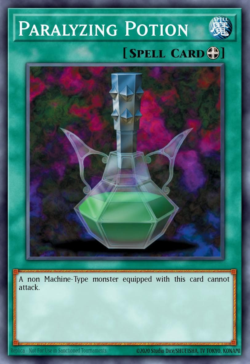 Paralyzing Potion Metal Raiders card