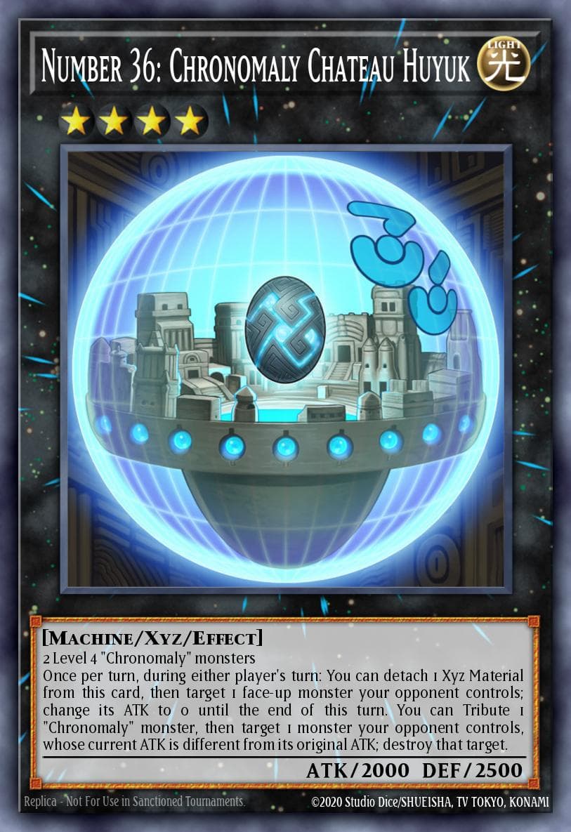 Number 36: Chronomaly Chateau Huyuk World Superstars card