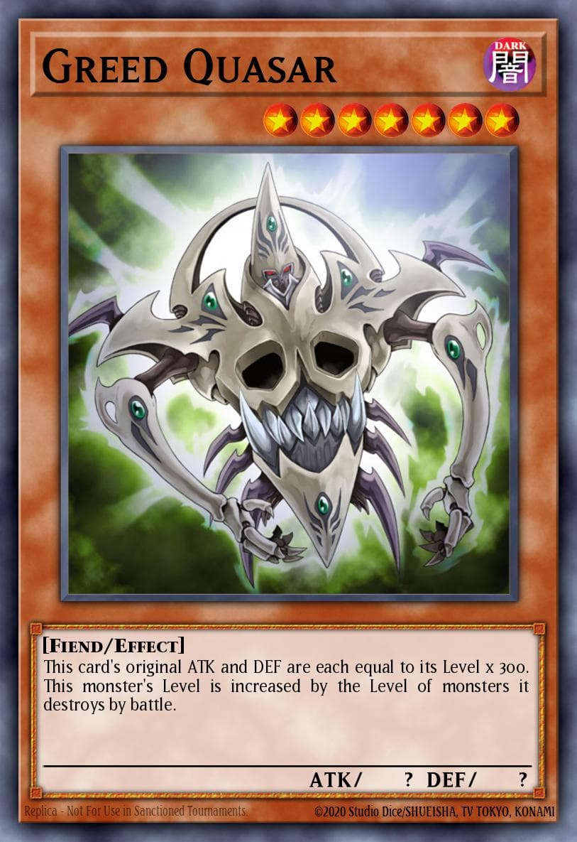Greed Quasar Crimson Crisis: Special Edition card