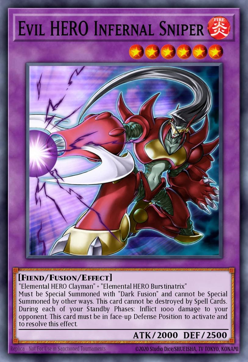 Evil HERO Infernal Sniper Duelist Pack: Jaden Yuki 3 card