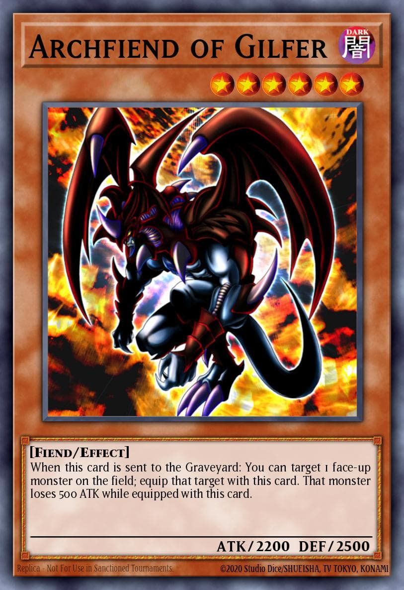 Archfiend of Gilfer Speed Duel: Battle City Box card