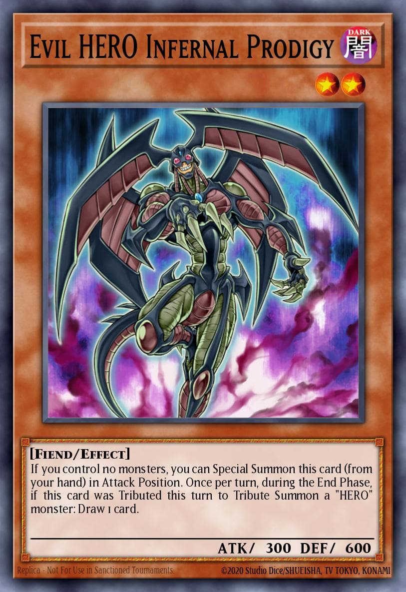 Evil HERO Infernal Prodigy Duelist Pack: Jaden Yuki 3 card