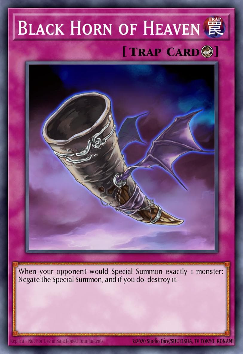 Black Horn of Heaven Cyberdark Impact card