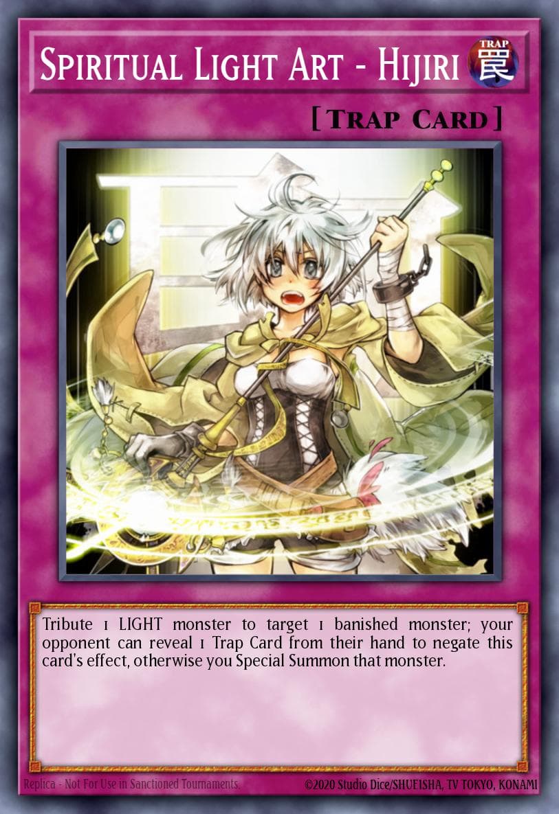 Spiritual Light Art - Hijiri Galactic Overlord Sneak Peek Participation Card card