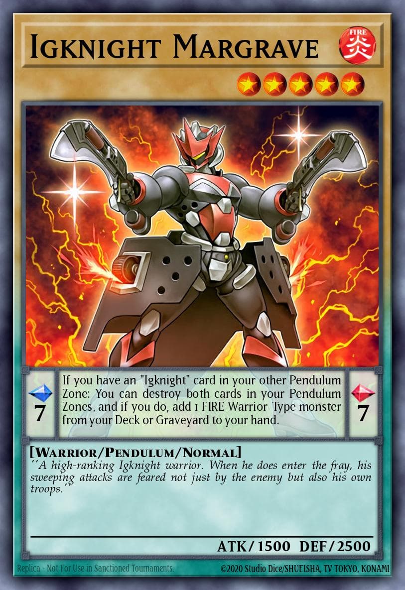 Igknight Margrave Clash of Rebellions: Special Edition card