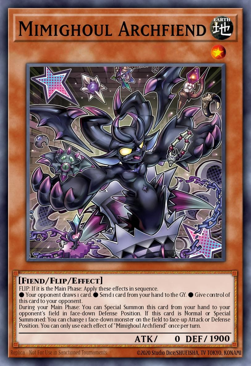 Mimighoul Archfiend The Infinite Forbidden card