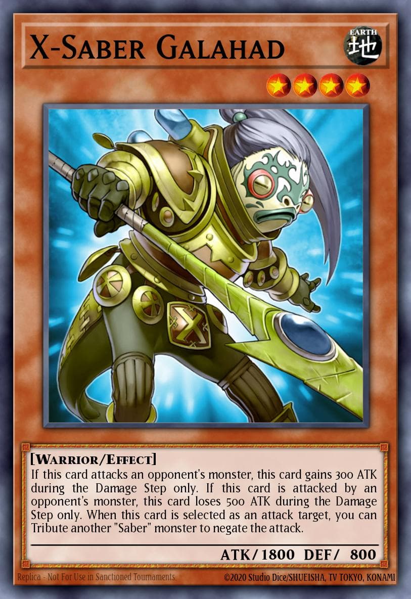 X-Saber Galahad Starter Deck: Yu-Gi-Oh! 5D's 2009 card