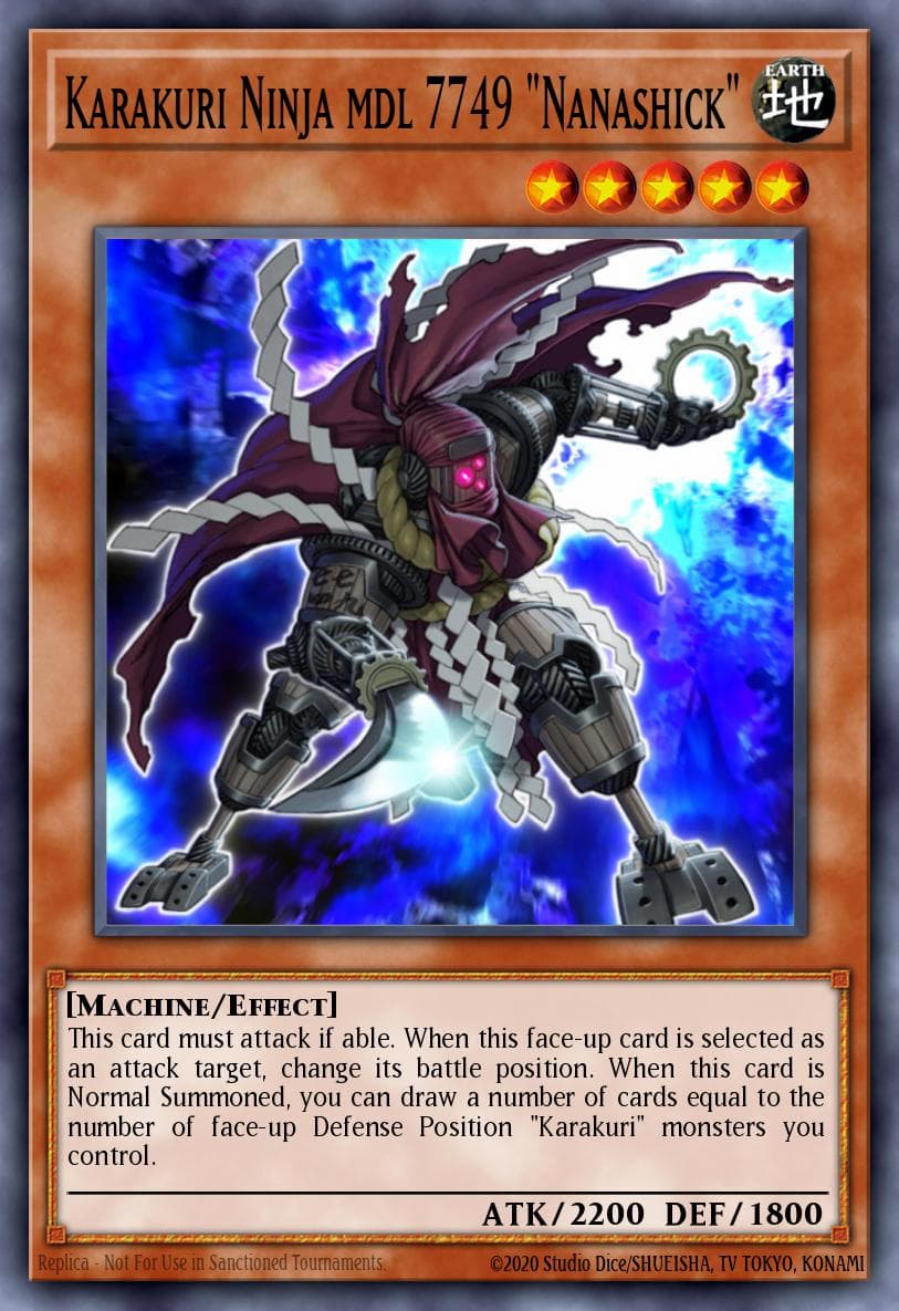 Karakuri Ninja mdl 7749 "Nanashick" Extreme Victory Sneak Peek Participation Card card