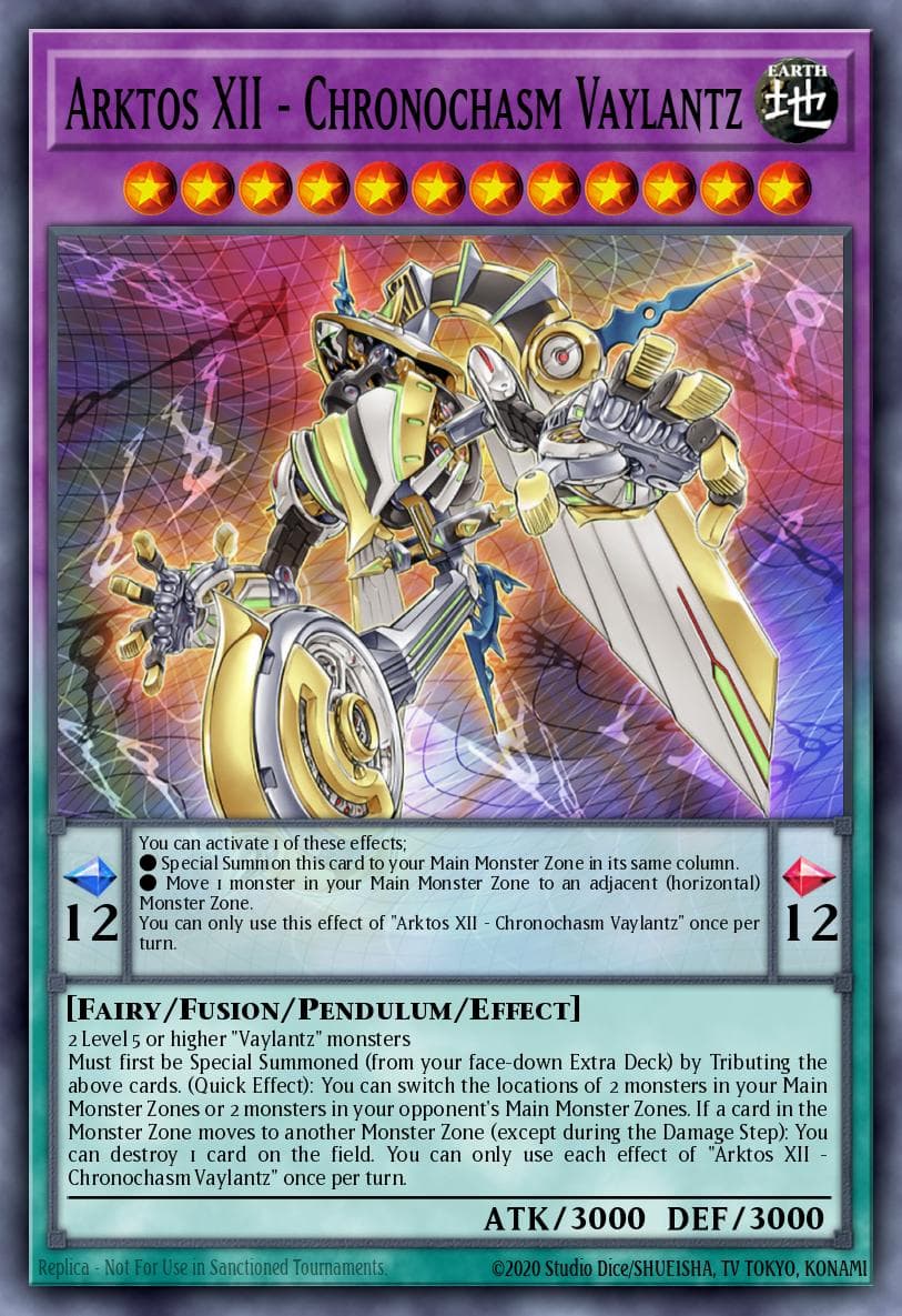 Arktos XII - Chronochasm Vaylantz Photon Hypernova card