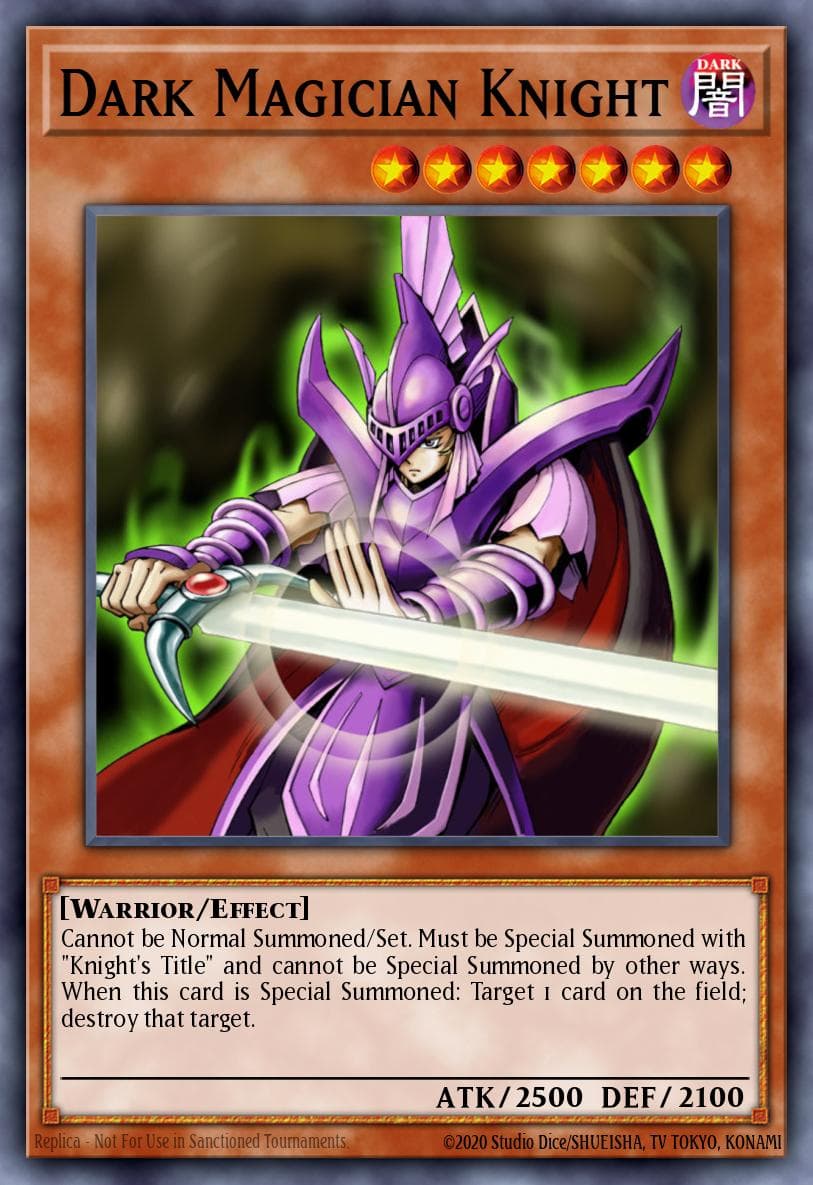 Dark Magician Knight Yu-Gi-Oh! Reshef of Destruction promotional cards card