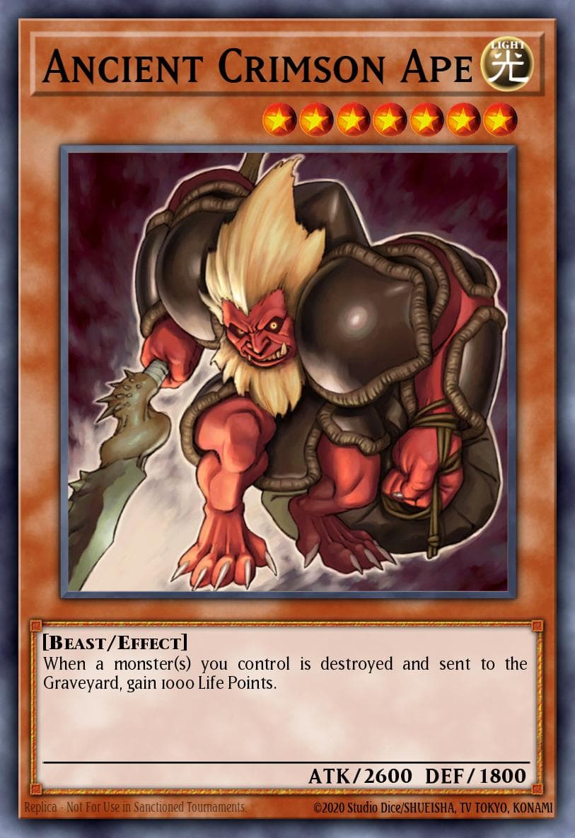 Ancient Crimson Ape Ancient Prophecy: Special Edition card