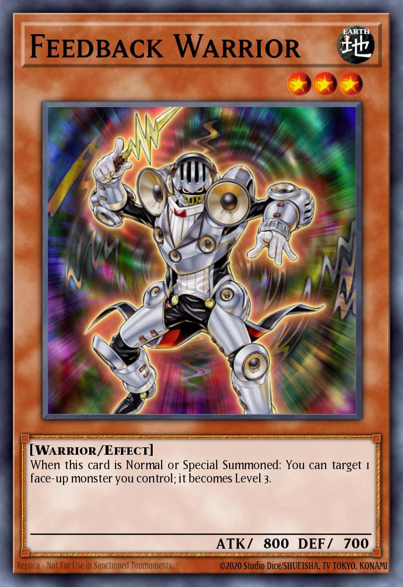 Feedback Warrior 游戏王 card